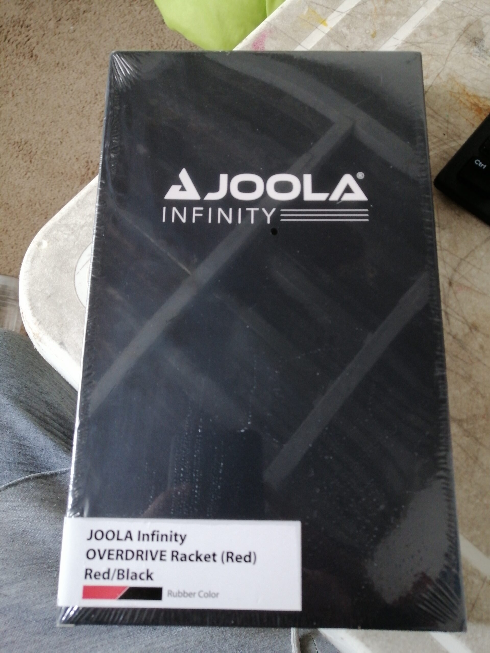 JOOLA Infinity Overdrive - Professional Performance Ping Pong Paddle with Carbon Technology - Black Rubber on Both Sides - Competition Table Tennis Racket for Advanced Training - Extreme Speed customer photo 2
