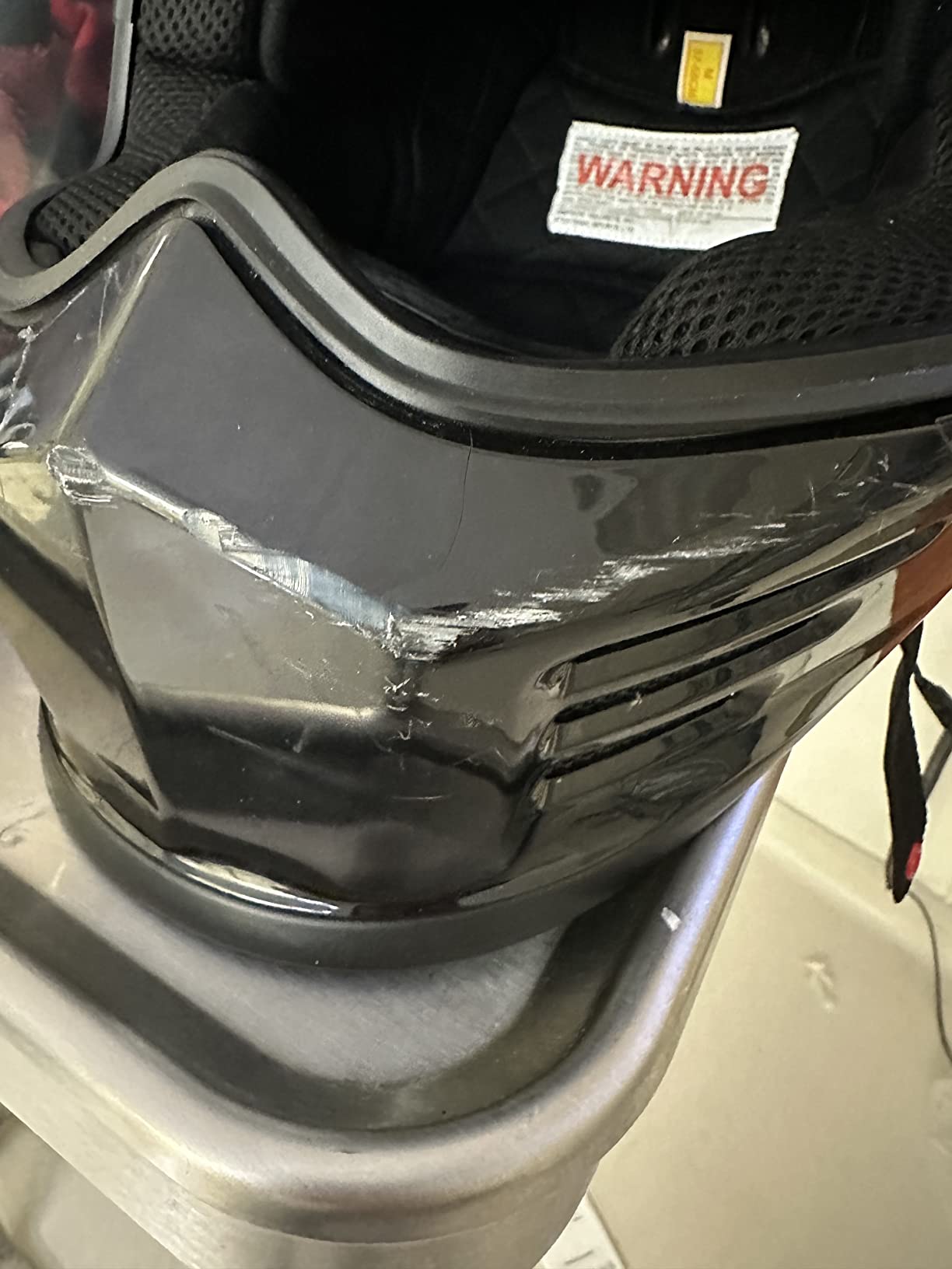 Simpson SPBM2 Speed Bandit Full Face Racing Helmet Size - Medium - Gloss Black - Clear Shield Included customer photo 2