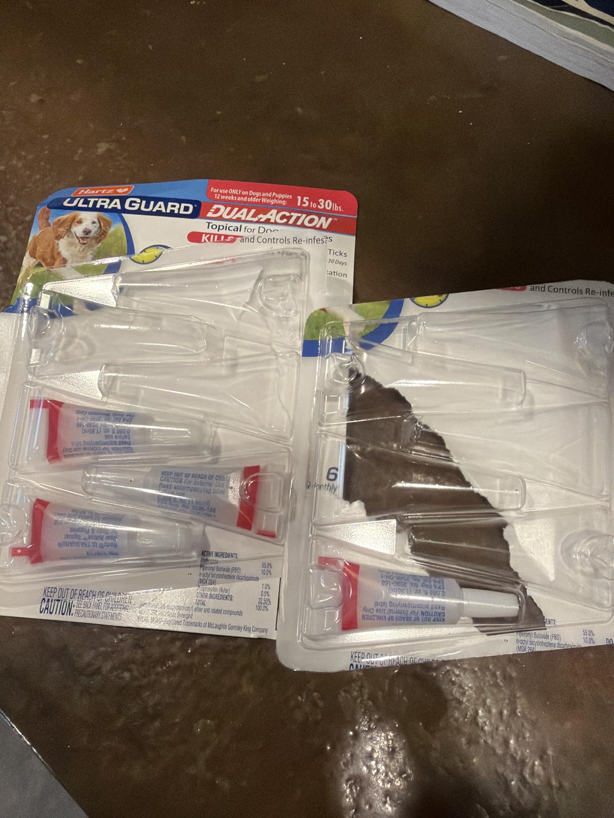 Hartz UltraGuard Dual Action Flea & Tick Topical Dogs & Puppies Treatment & Prevention, 6 Months, 15-30 lbs customer photo 1