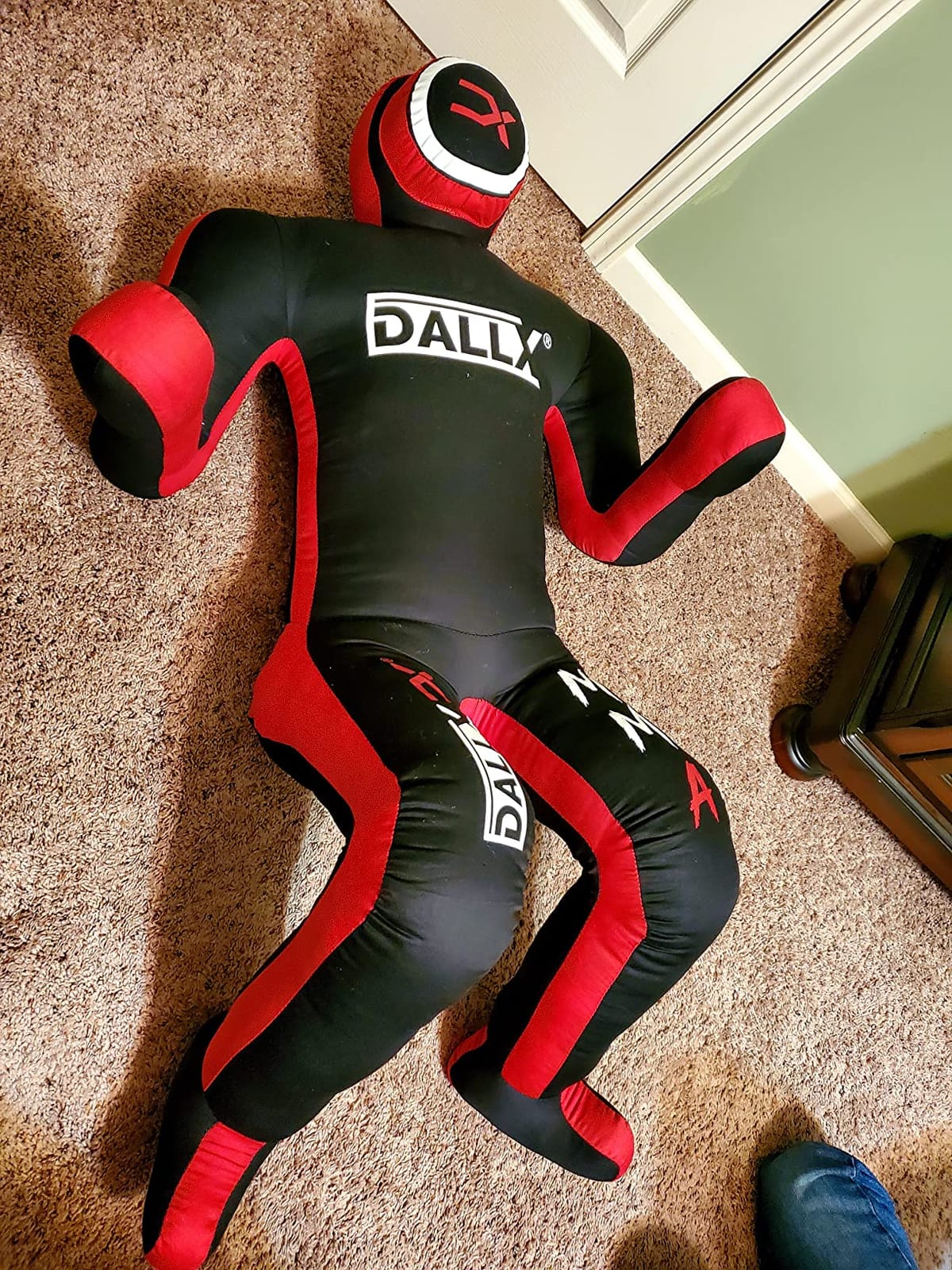 DALLX MMA Grappling Dummy for Wrestling Judo Karate BJJ JIU Jitsu Punching Dummies Mixed Martial Arts Police Training Self Defense – UNFILLED customer photo 1