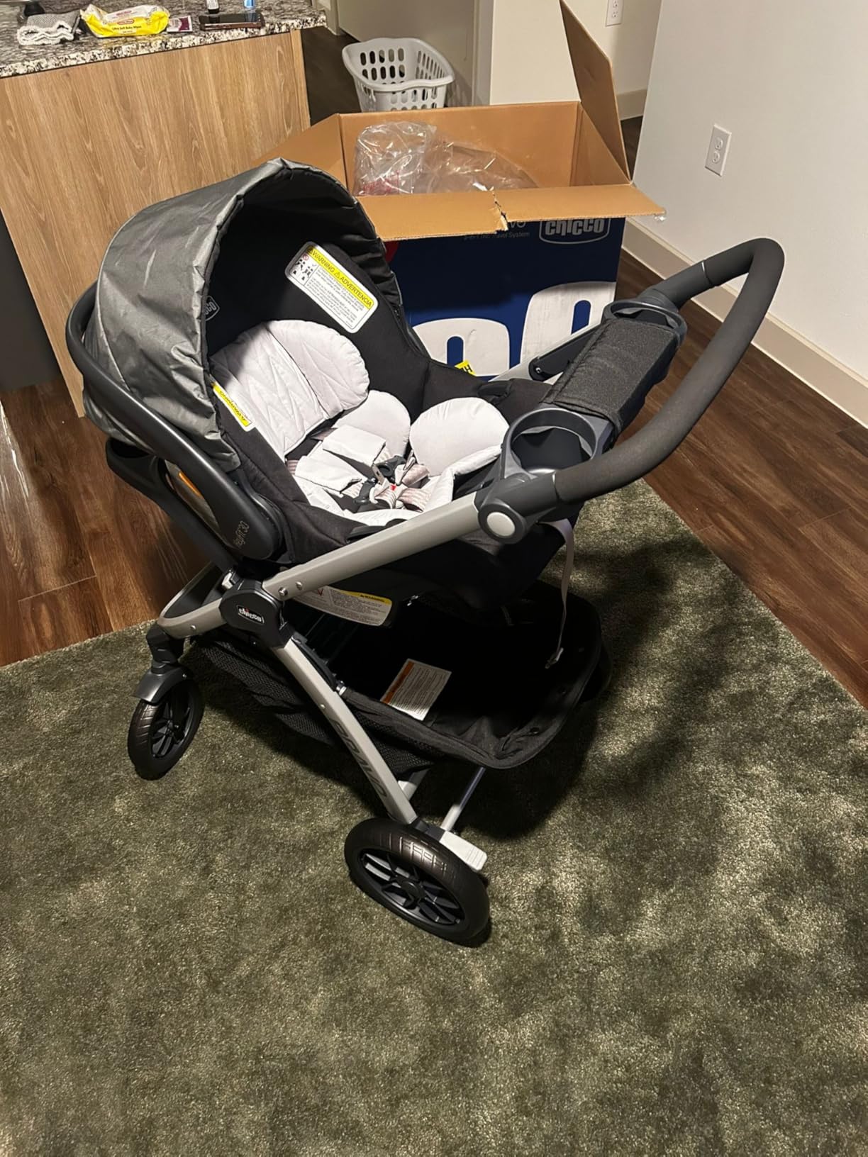 Chicco Bravo 3-in-1 Travel System w/KeyFit 30 Infant Car Seat & Base customer photo 1