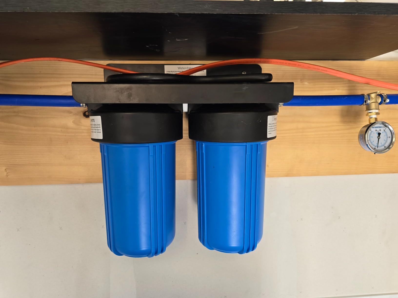 Waterdrop WHF21-PG 2-Stage Whole House Water Filter System, 5 Micron customer photo 1