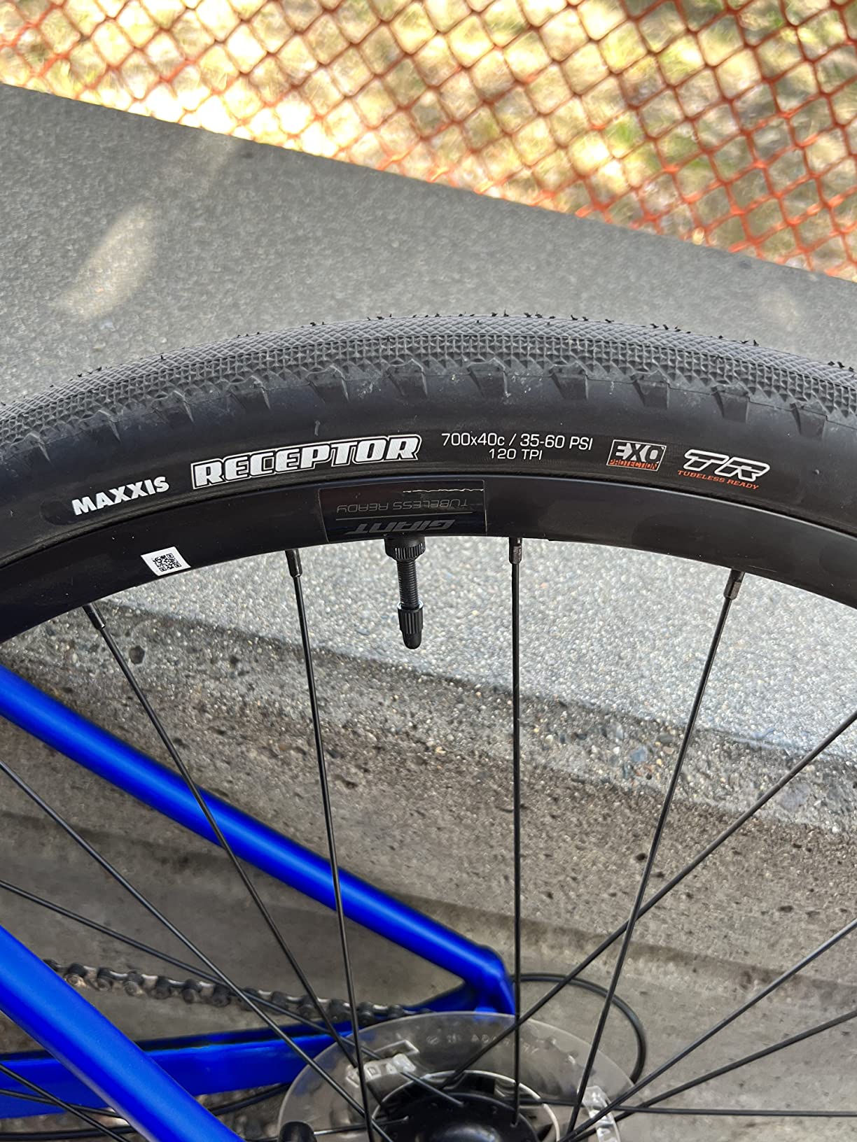 Maxxis Receptor | Dual Compound - EXO | Tubeless Gravel Tire customer photo 1