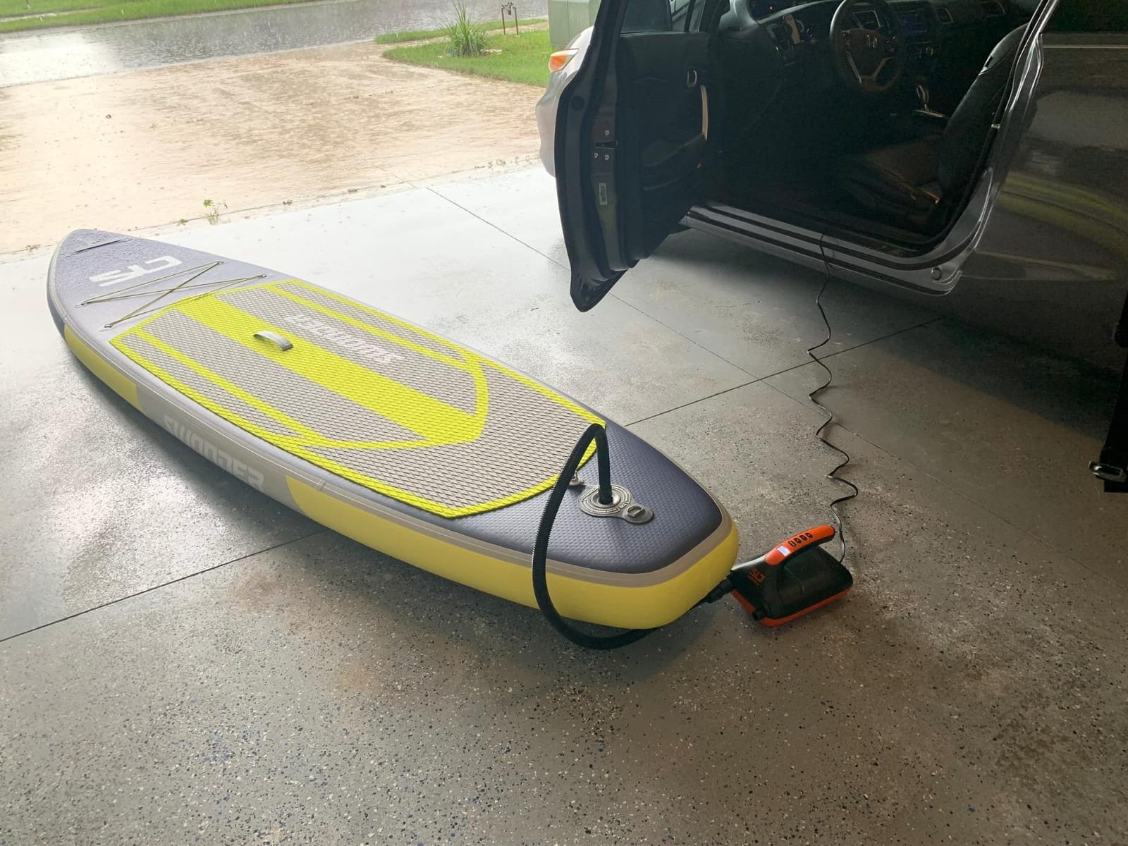 Swonder 20PSI High Pressure Digital Electric Air Pump for Stand Up Paddle Board | Kayak | Tent, SUP Inflator with Intelligent Dual Stage & Auto-Off, Two Colors customer photo 2