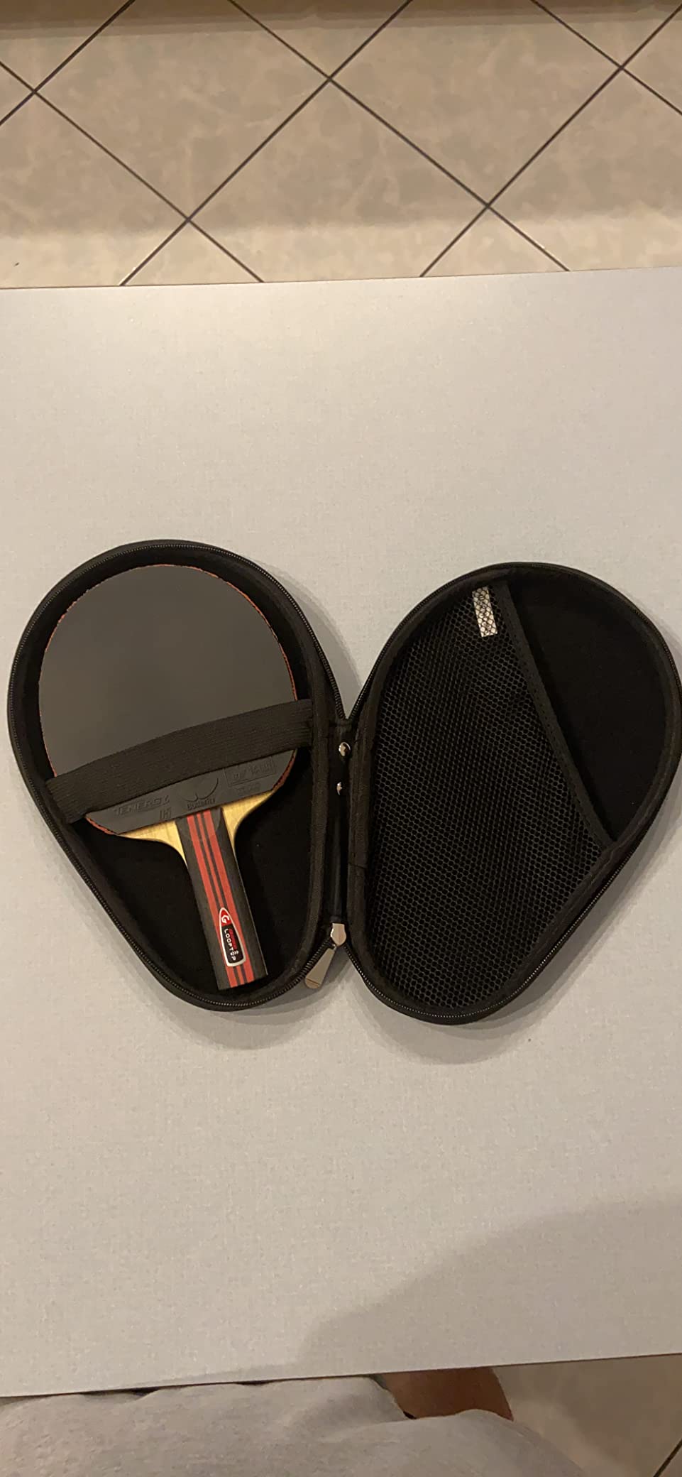 Professional Ping Pong Paddle Hard Case | PROTECT YOUR PADDLE | Table Tennis Paddle Hard Case | Table Tennis Racket Case | Hard Shell | Water Resistant customer photo 1