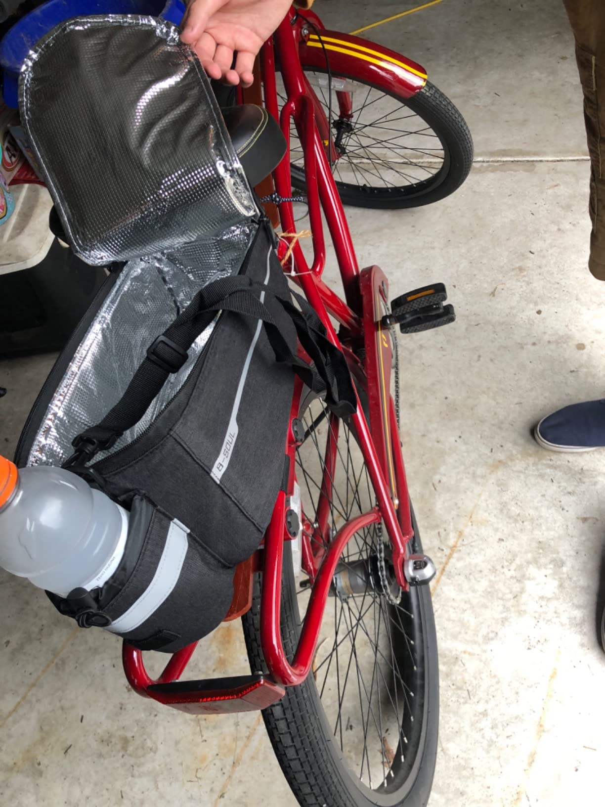 Bike Bag Back Rack Bag Waterproof Bicycle Panniers Carrier customer photo 1