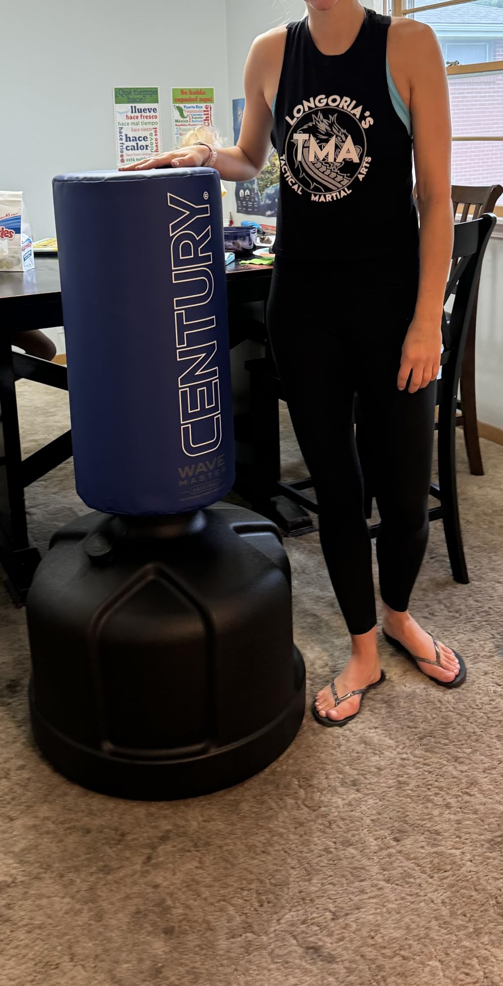 Century Original WAVEMASTER | Heavy Punching Bag - Training Bag, Martial Arts, MMA, Black, Karate, Taekwondo, Muay Thai, Freestanding, Kickboxing, Boxing customer photo 1
