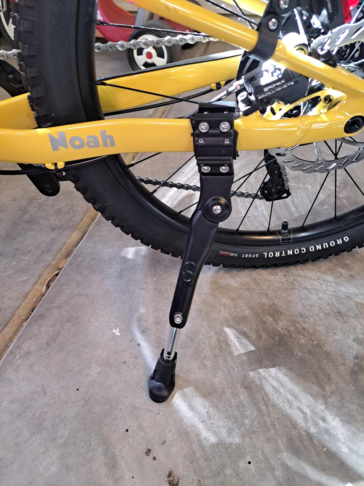 CyclingDeal Adjustable Rear Mount Bicycle Kickstand | Sturdy & Durable Bike Kickstand for 16