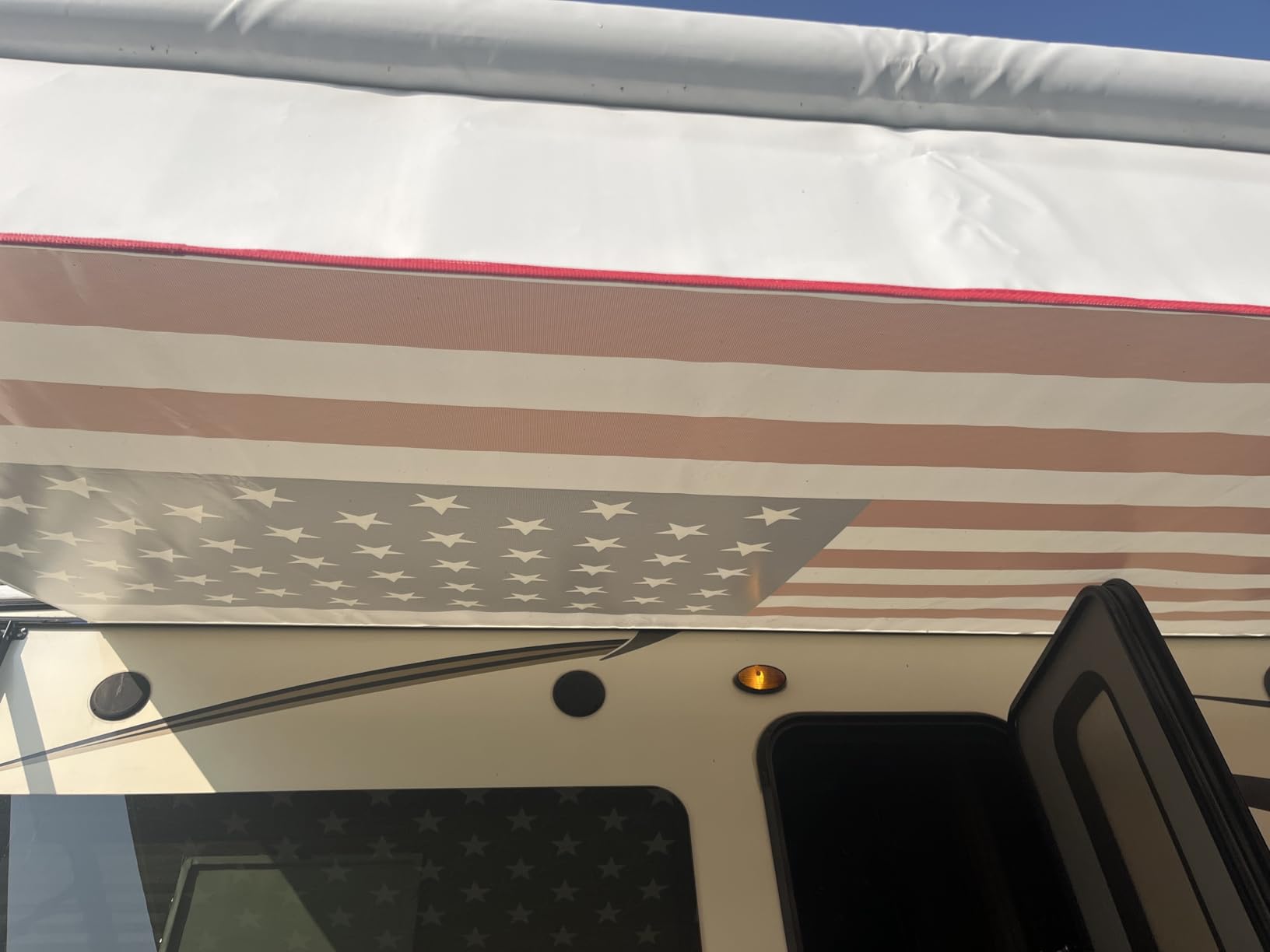RV Awning Fabric Replacement for Motorhome Camper Trailer Canopy Fabric customer photo 1