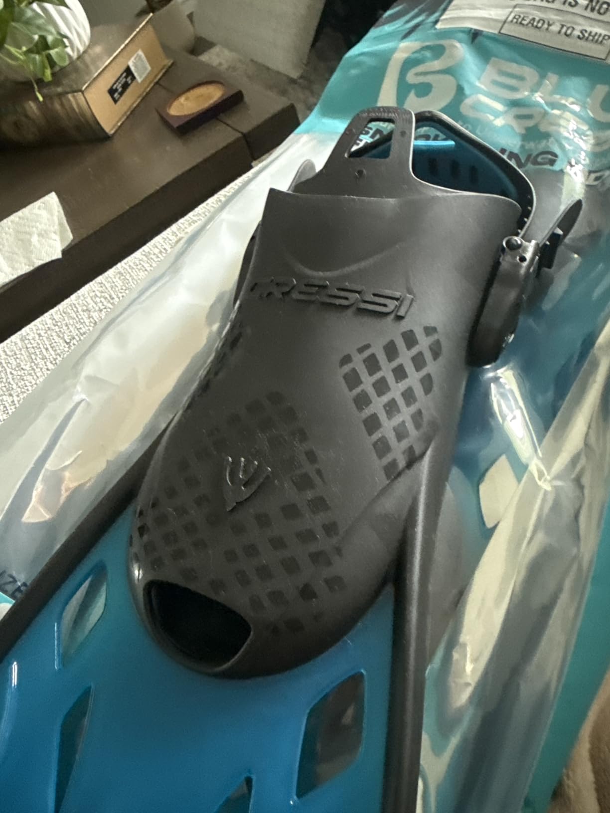 Cressi Adult Adjustable Snorkeling Fins with Ultra Resistant Buckles, Very Light, Ideal for Traveling - Tonga: Designed in Italy customer photo 1