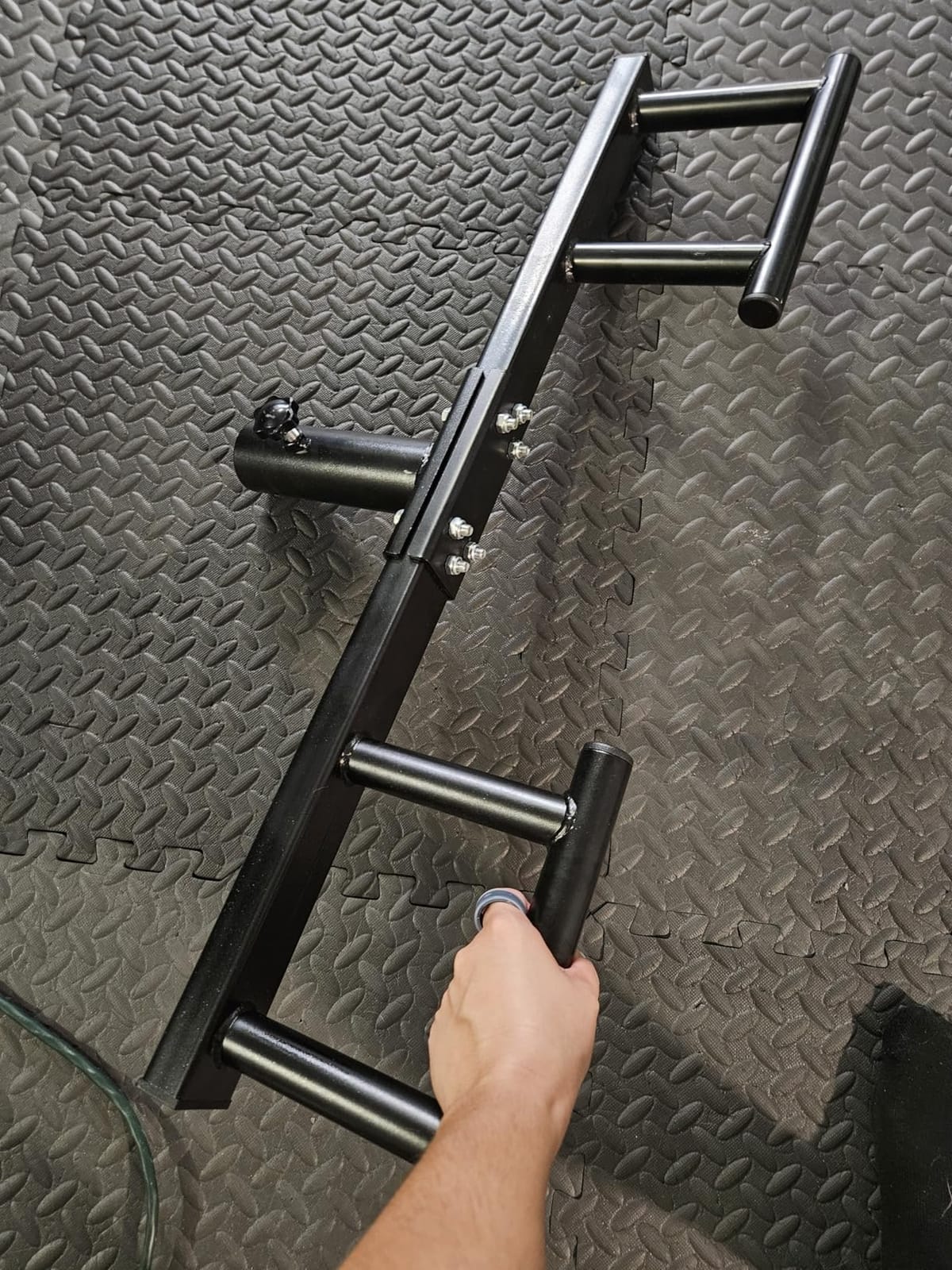 Viking Press Landmine Handle Attachment,for 2inch Olympic Barbell, Heavy Iron Made Home Gym Equipment for Deadlift Squat Row Press Workout customer photo 1