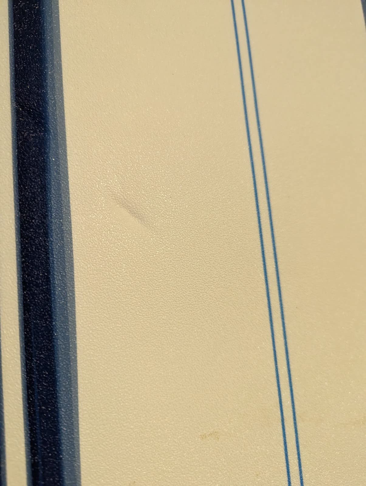 Wavestorm - Classic Soft Top Foam 7ft Surfboard Surfboard for Beginners and All Surfing Levels Complete Set Includes Leash and Multiple Fins Heat Laminated, Blue Pinline (AZ22-WSSF700-PIN) customer photo 1