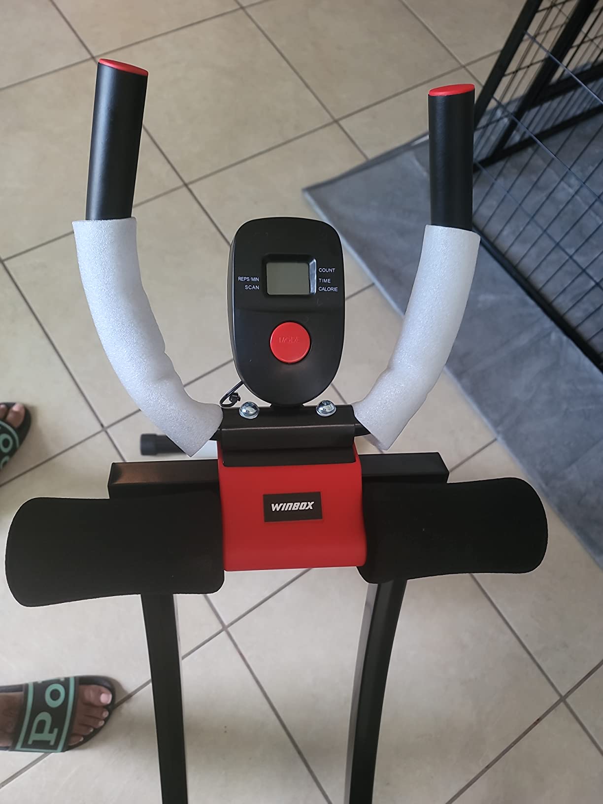 Ab Machine Multi-Functional Exercise Equipment for Home Gym, Height Adjustable Abs Workout Equipment customer photo 1