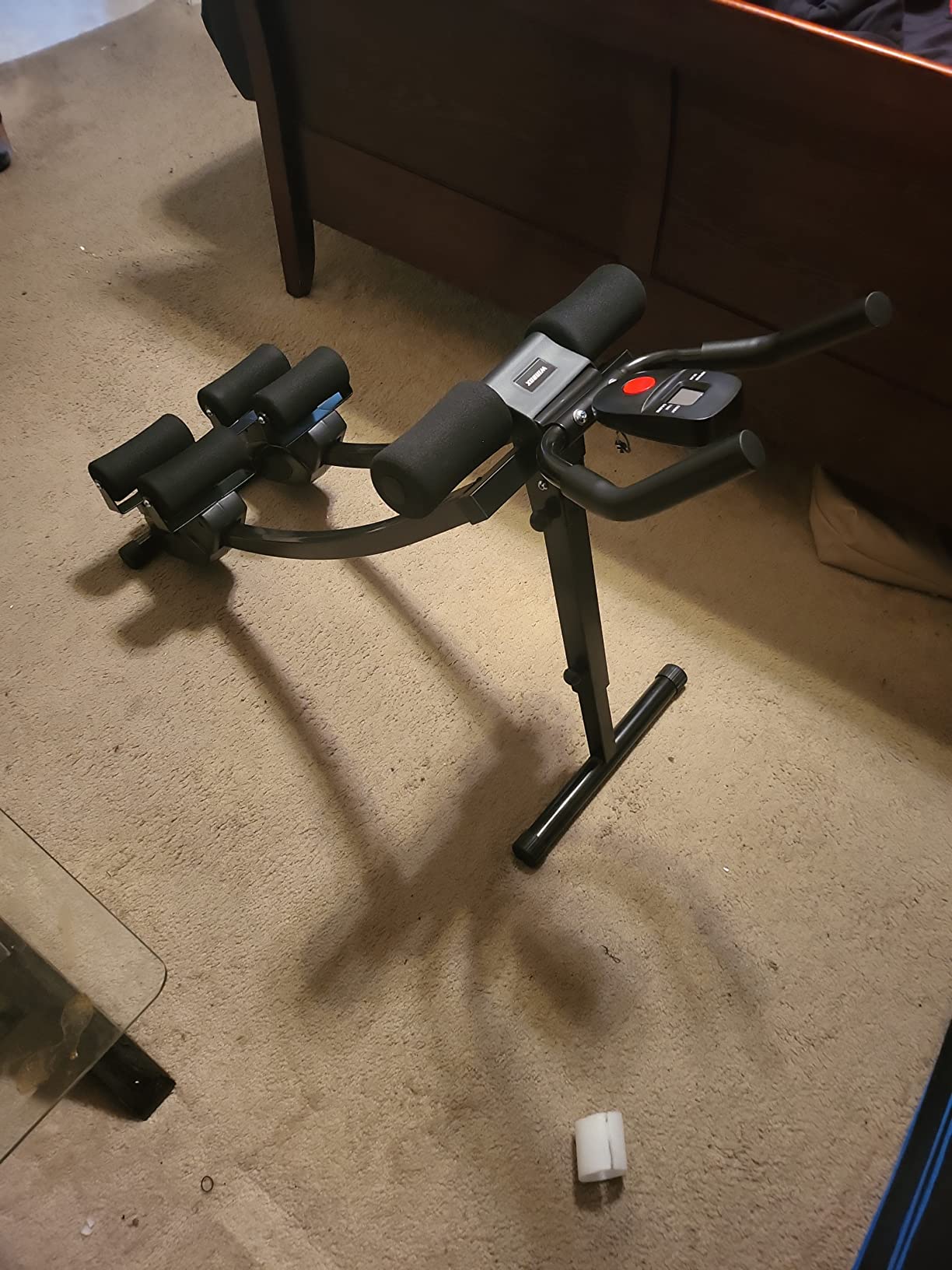 Ab Machine Multi-Functional Exercise Equipment for Home Gym, Height Adjustable Abs Workout Equipment customer photo 2