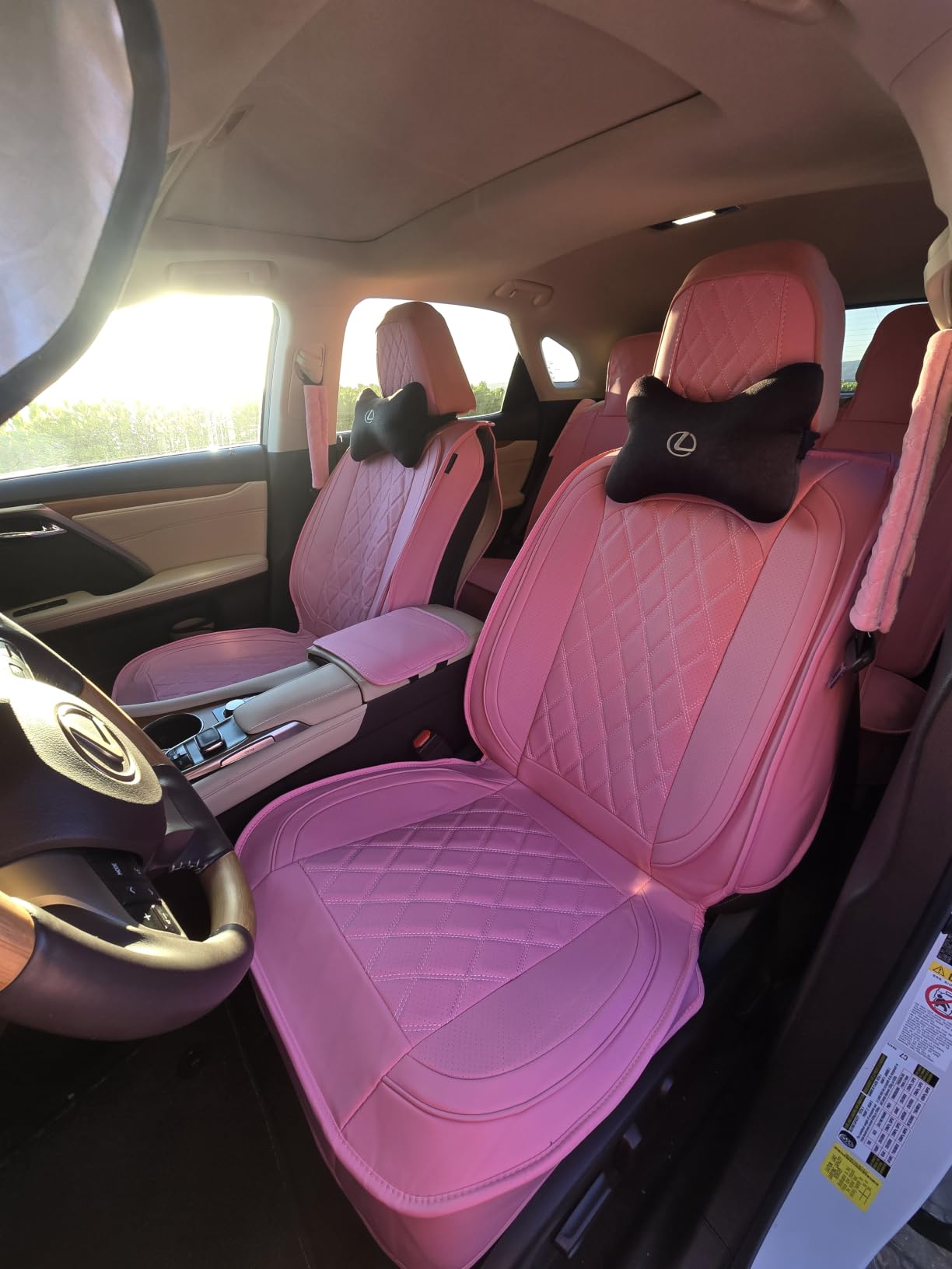 MIROZO Car Seat Covers,Waterproof Seat Covers Full Set for SUV,Sedan,Truck customer photo 2