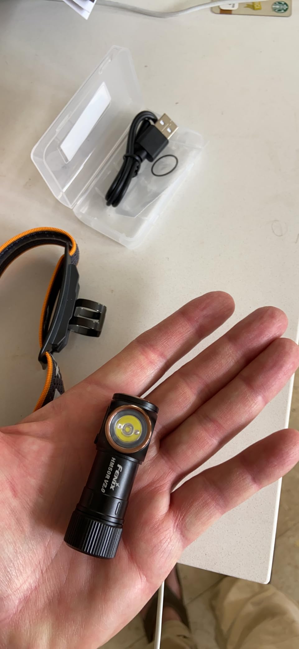 Fenix HM50R v2.0 Ultra Compact Headlamp, 700 Lumen customer photo 1