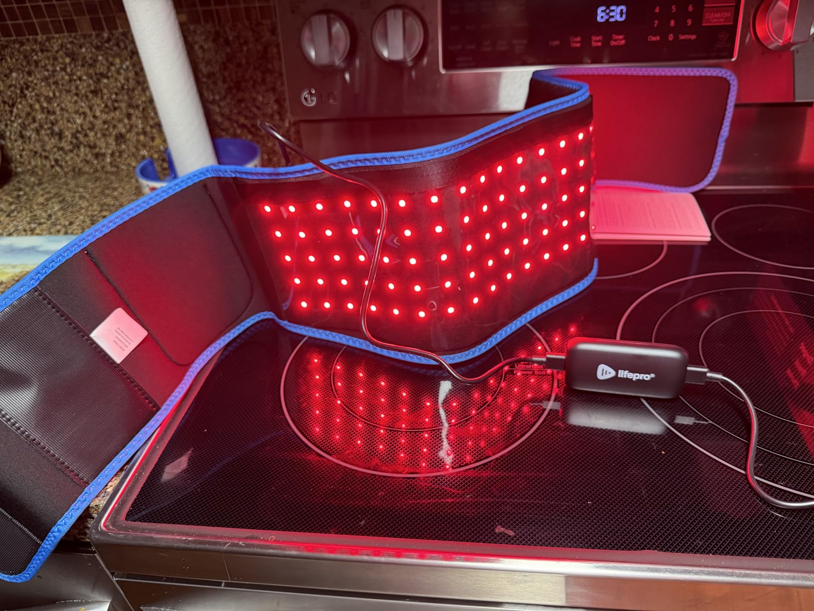 Lifepro Allevared Red Light Therapy Belt -105 Triple Chip LED Belt customer photo 1