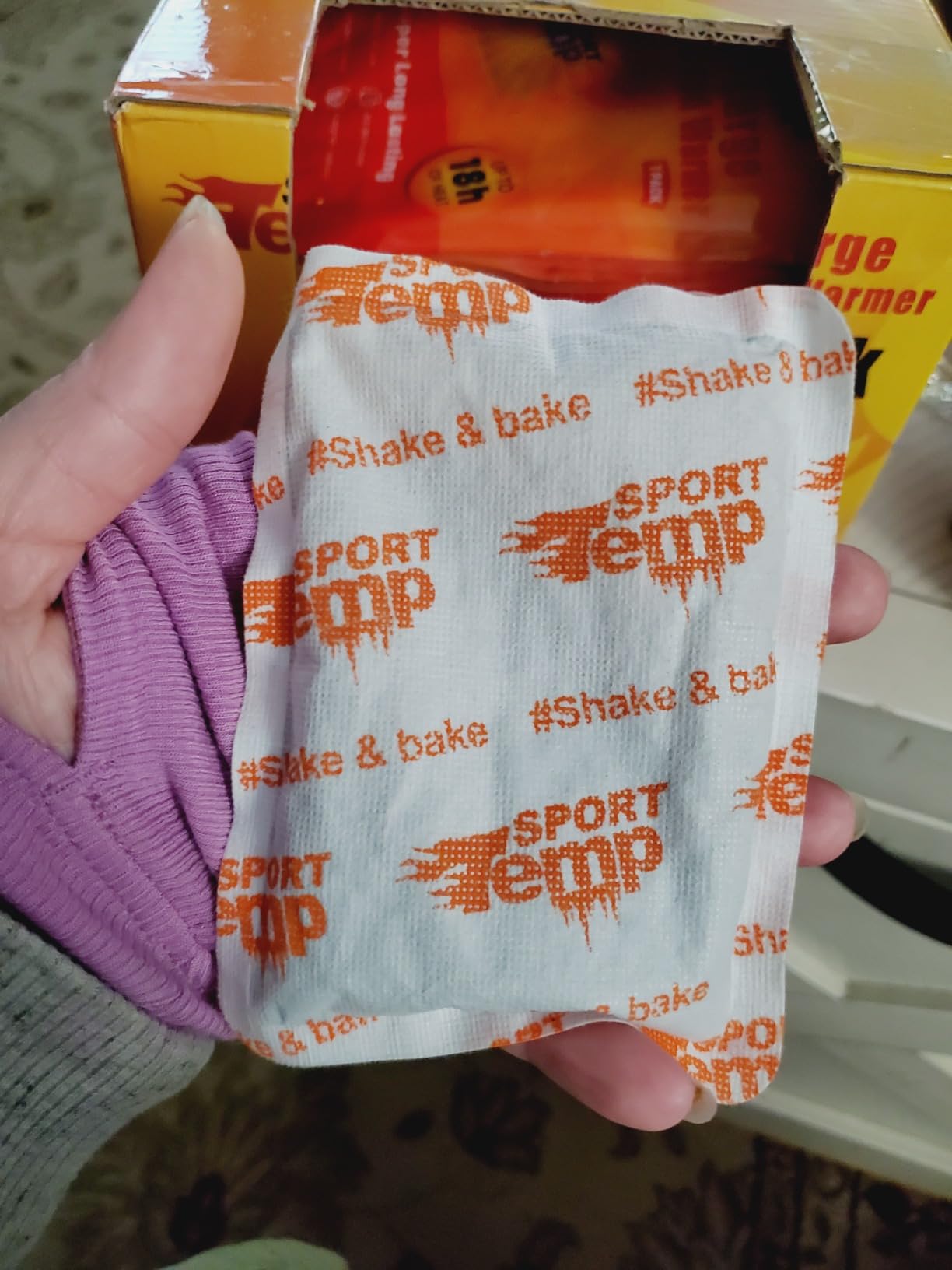 Large Hand & Body Warmers - Up to 18 Hours of Heat, Super Long Lasting - Easy, All Natural - Air Activated, for Body, Hands & Toes - Odorless Hot Hand Warmer - Sport Temp customer photo 1