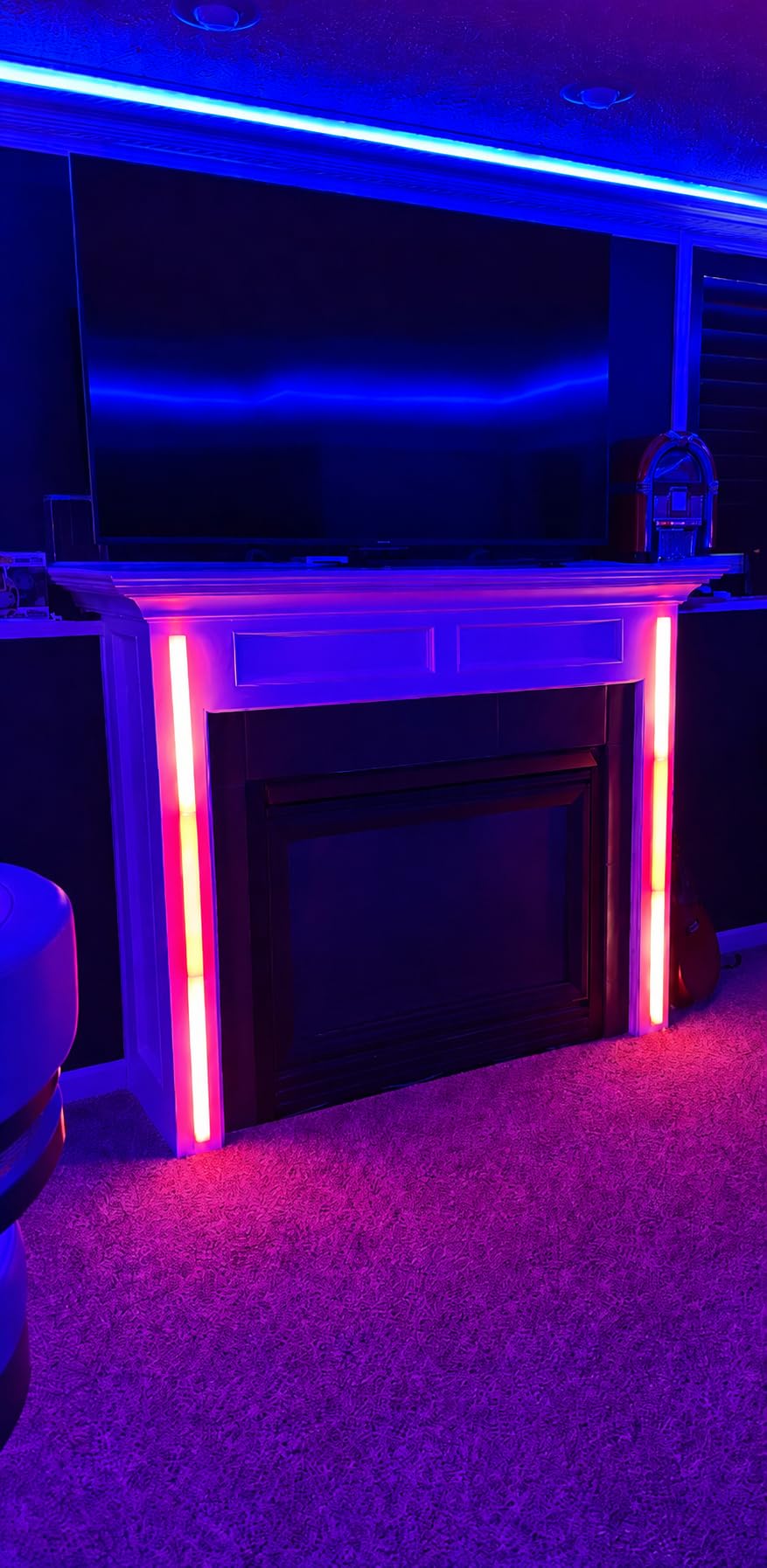 Govee Glide Wall Lights, Smart Gaming Light Bar, Works with SmartThings | RGBIC LED Wall Lamp for Bedroom, DIY, 6 Count Light Bar for Gaming Room(2 Panels Set and 3 Sections/Panel) customer photo 2