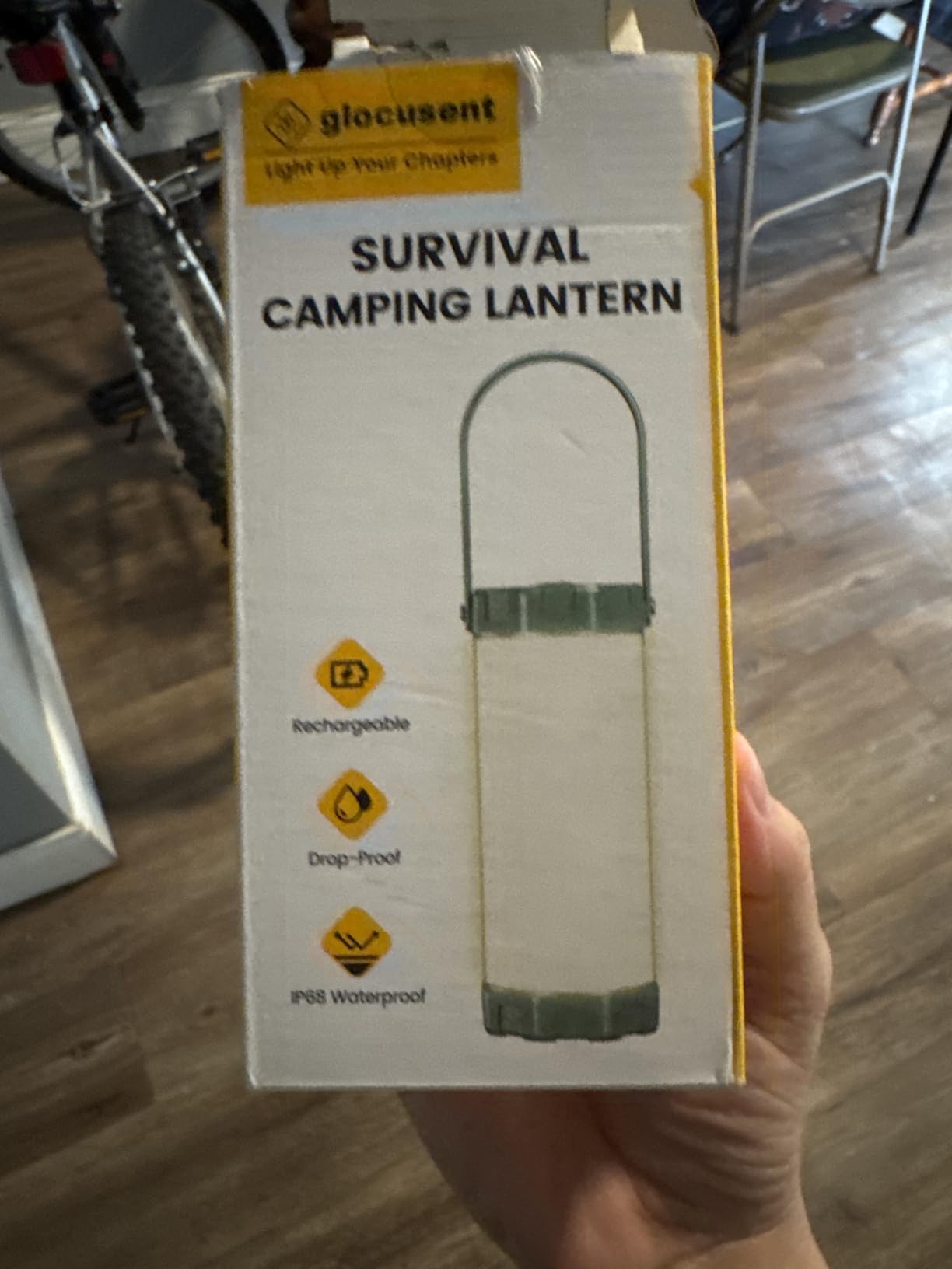Glocusent 106 LED Camping Lights, 5000mAh Rechargeable Lantern for Outages customer photo 2