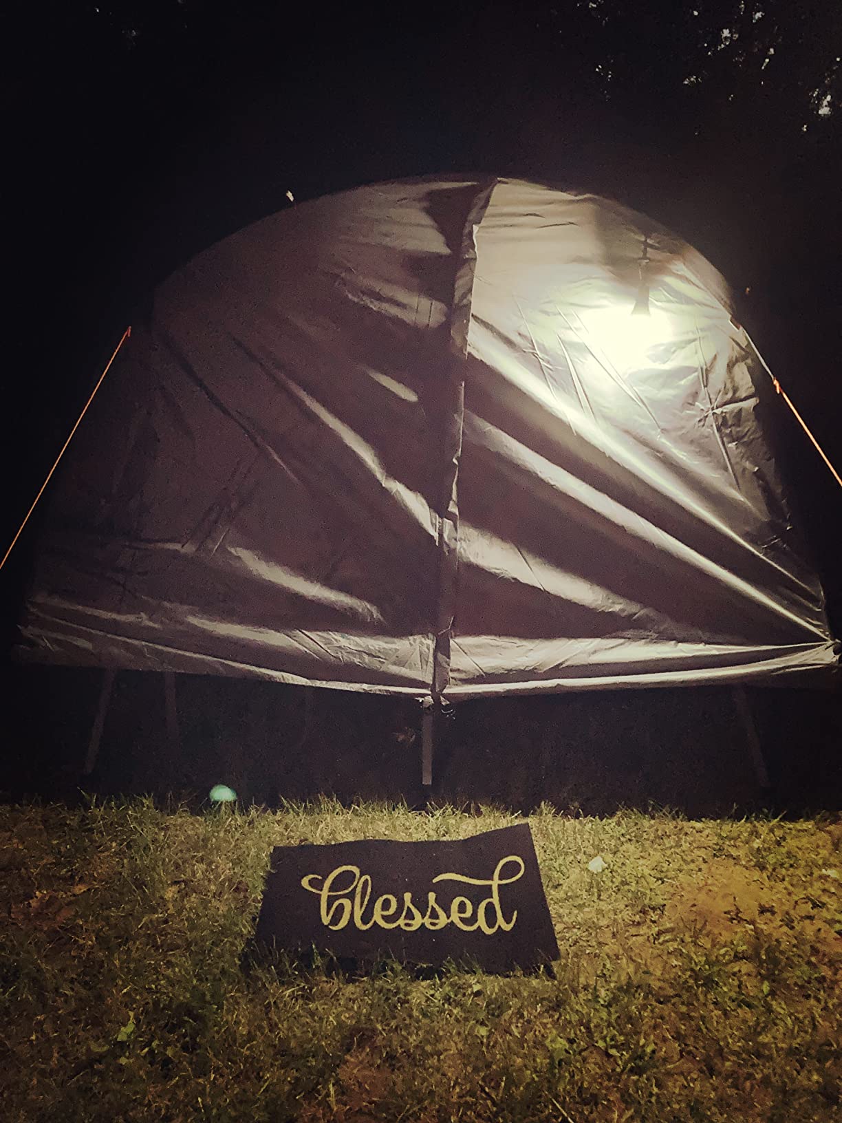 Tangkula 4-in-1 Camping Cot Tent Set, Foldable Off Ground Elevated Tent for 1 Person, Portable with Waterproof External Cover, Air Mattress & Carrying Bag, Ideal for Outdoor Hiking, Camping customer photo 2