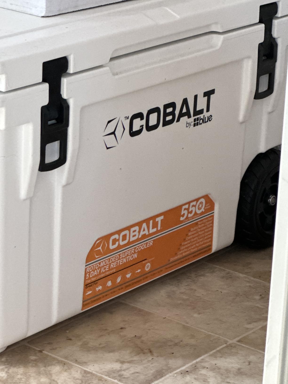 Cobalt 55 Quart Roto Molded Super Ice Cooler | Large Ice Chest - Long Term Ice Retention | customer photo 1