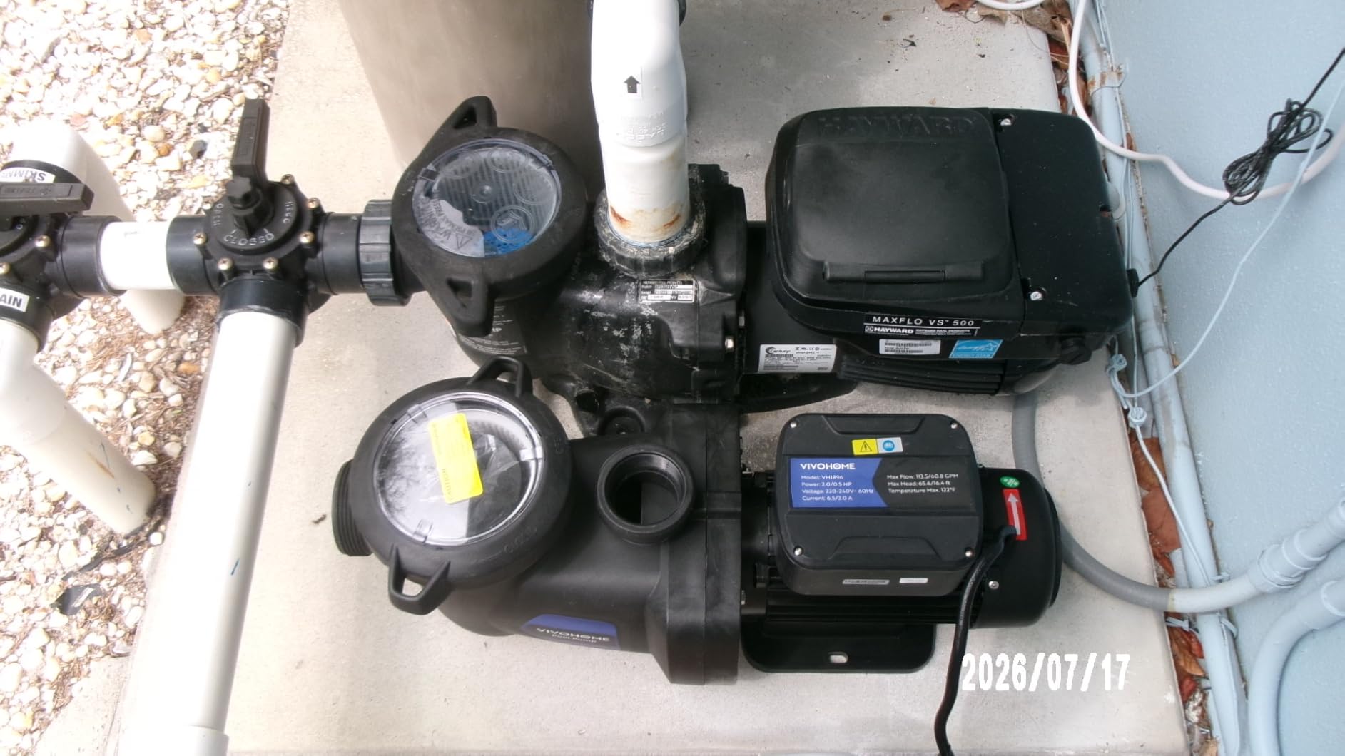 VIVOHOME 2.0HP 6500 GPH 115V Pool Pump for In/Above Ground Pools customer photo 1