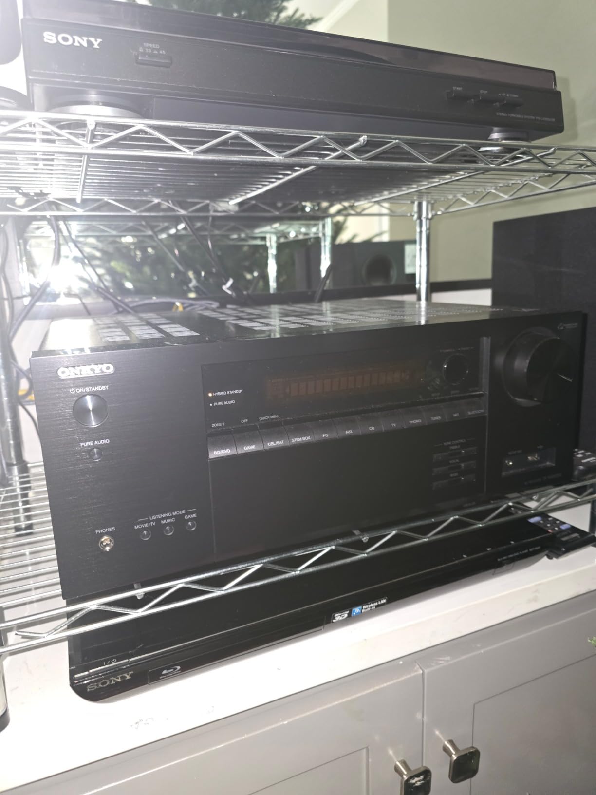 Onkyo TX-NR6050 7.2-Channel Network Home Theater Smart AV Receiver 8K/60, 4K/120Hz customer photo 1