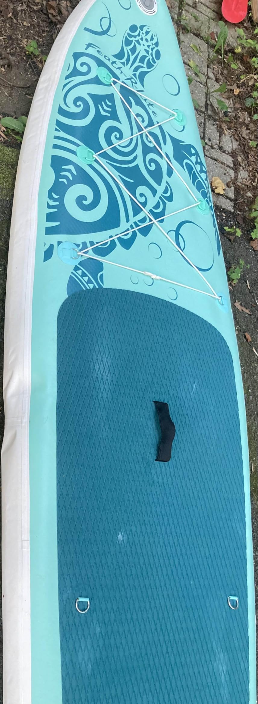 FEATH-R-LITE Inflatable Stand Up Paddle Board with Beginner SUP Accessories customer photo 2