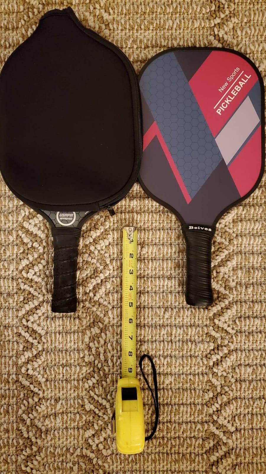 Pickleball Paddles Set of 4, Fiberglass Rackets USAPA Approved customer photo 2