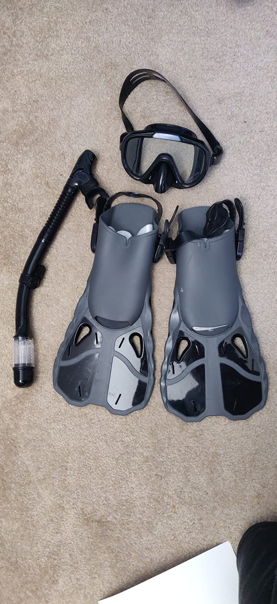 Snorkeling Set with Mask, Fins & Dry Top for Adults customer photo 2