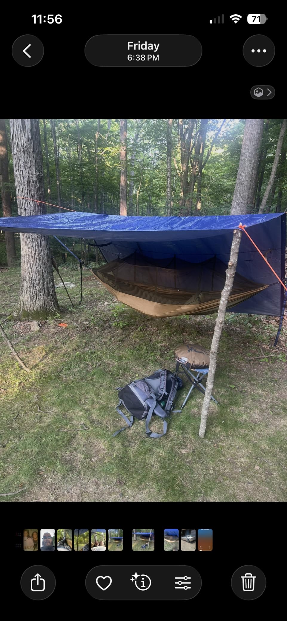 Sunyear Camping Hammock, Portable Single & Double Hammock with Net, 2 Person Hammock Tent with 2 * 10ft Straps, Best for Outdoor Hiking Survival Travel customer photo 2