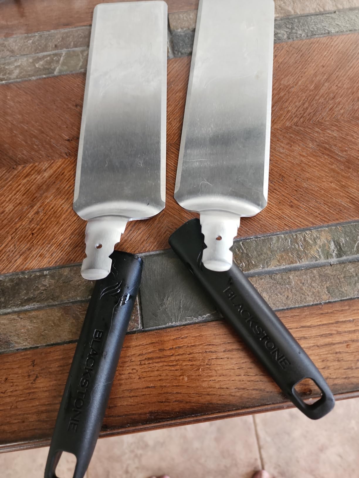 Blackstone® Extra Long Griddle Spatula, Heavy-Duty Stainless Steel Set of 2 customer photo 1