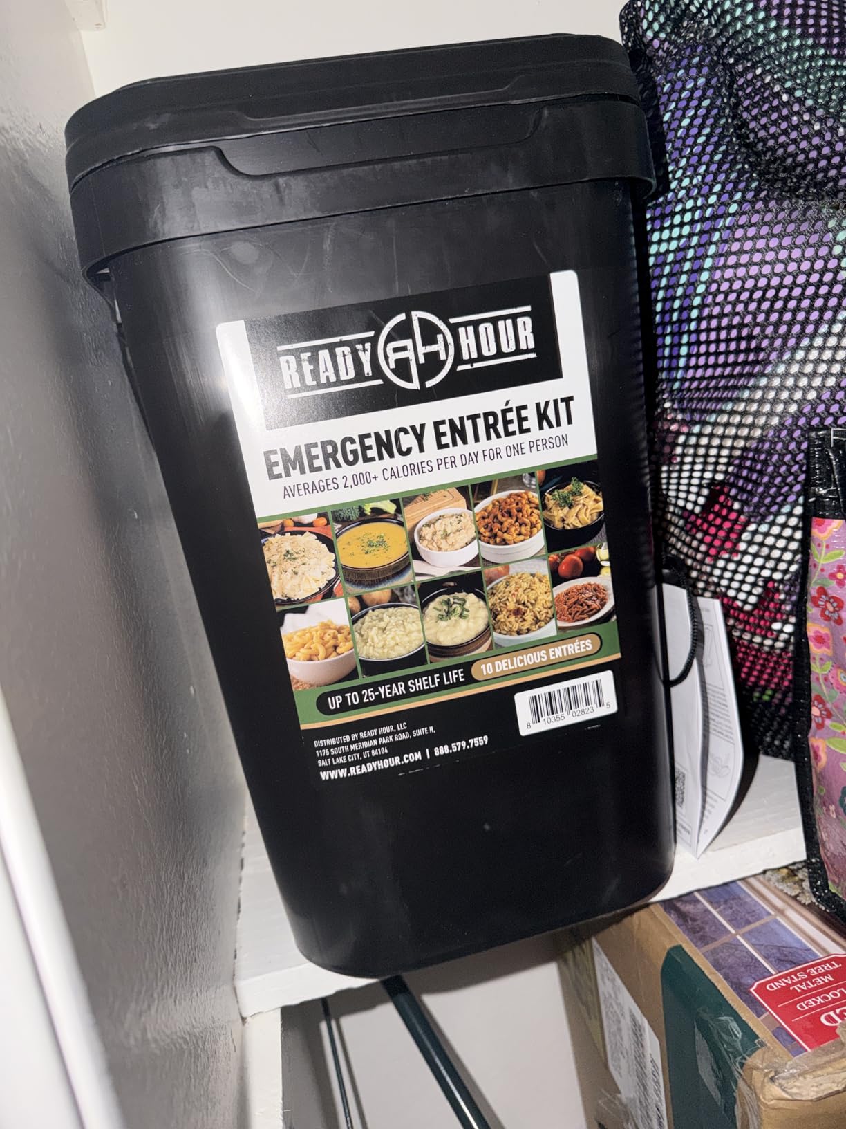 Ready Hour 120 Serving Entree Bucket-Freeze Dried Emergency Food Supply-Survival Meals with Long Shelf Life-Prepper Essentials for Disaster, Camping, Hiking, or Outdoor Use customer photo 2