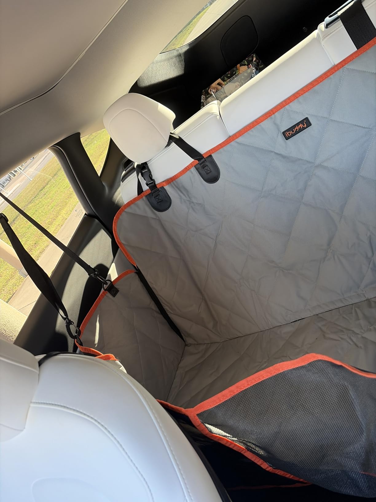Dog Seat Covers for Trucks 100% Waterproof Car Hammock for Truck Back Seat Durable X-Large Seat Cover Against Dirt and Dog Fur Machine Washable Pet Seat Cover for Trucks and Large SUVs customer photo 2