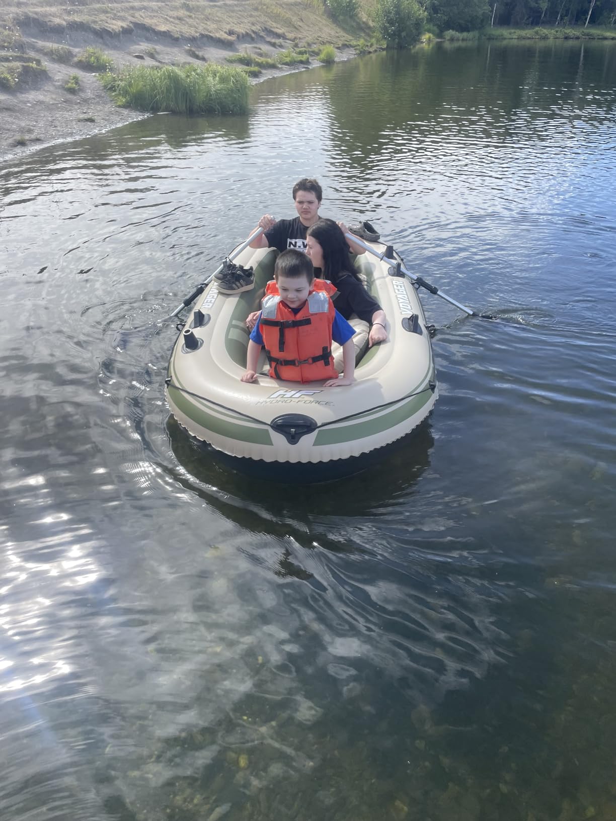 Bestway Hydro-Force Inflatable Raft Set | Inflatable Boat for Kids and Adults | Great for Ponds, Lakes, Rivers customer photo 2
