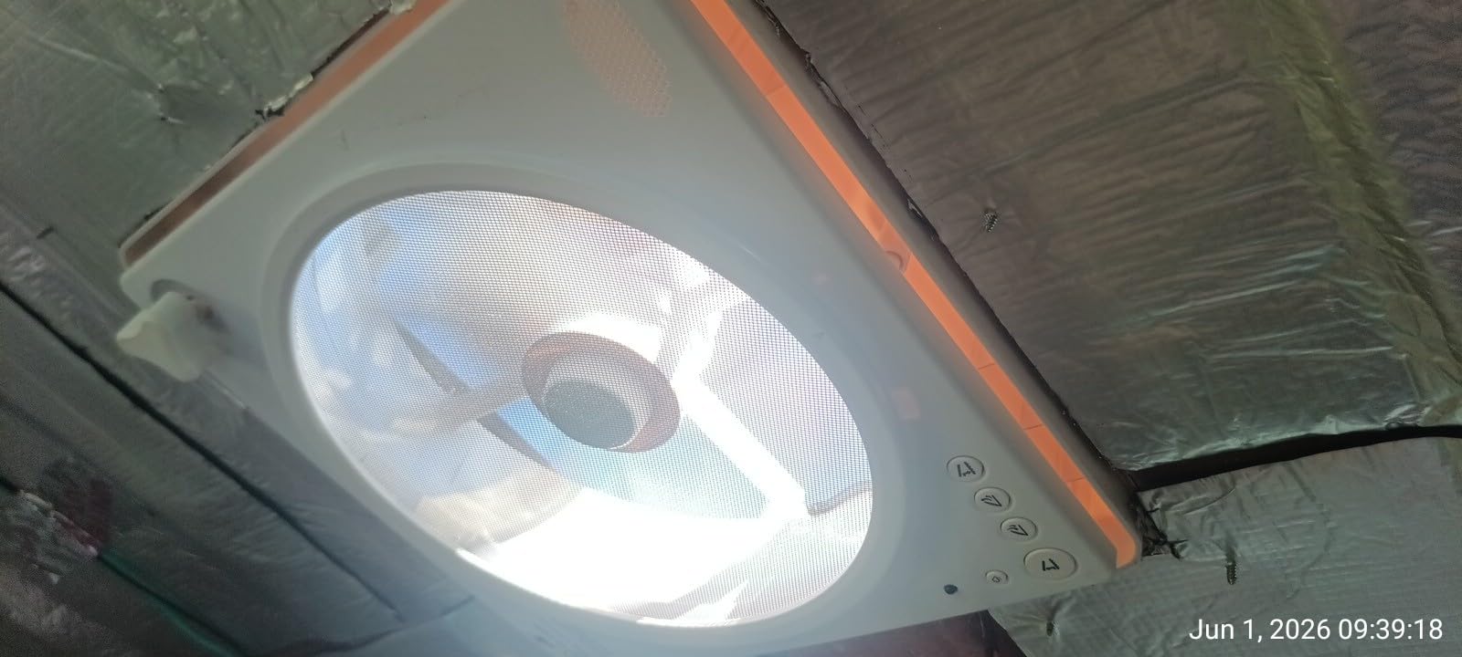 RV Roof Vent Fan 14x14, Quiet 12V(24V Max) with Remote Control &Rain Sensor customer photo 2