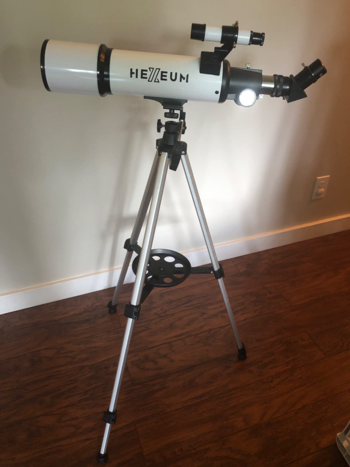 Koolpte Telescope for Adults & Beginner Astronomers - 80mm Aperture 600mm Fully Multi-Coated High Transmission Coatings with AZ Mount Tripod Phone Adapter, Carrying Bag, Wireless Control. customer photo 1
