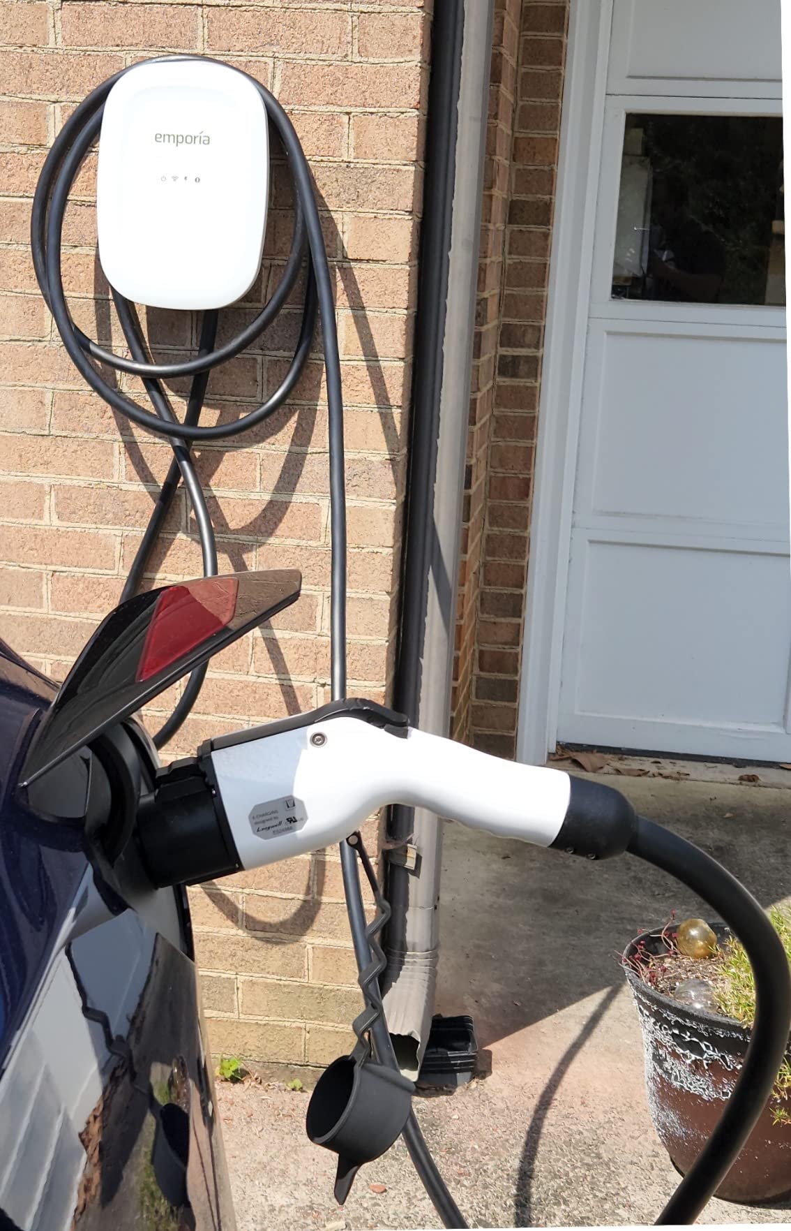 EMPORIA Level 2 EV Charger w/ J1772 Connector — 48 Amp, 240V WiFi Enabled Electric Vehicle Charging Station, 25ft Cable, NEMA 14-50, White customer photo 2