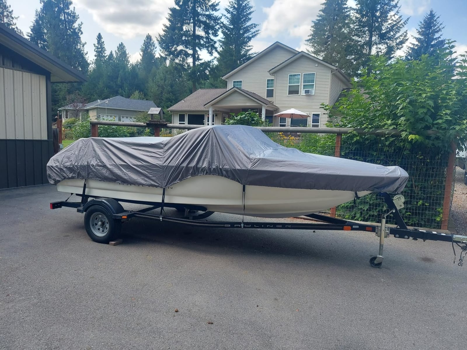 Waterproof 17-19FT Boat Cover, 1200D Heavy Duty Trailerable Cover customer photo 2