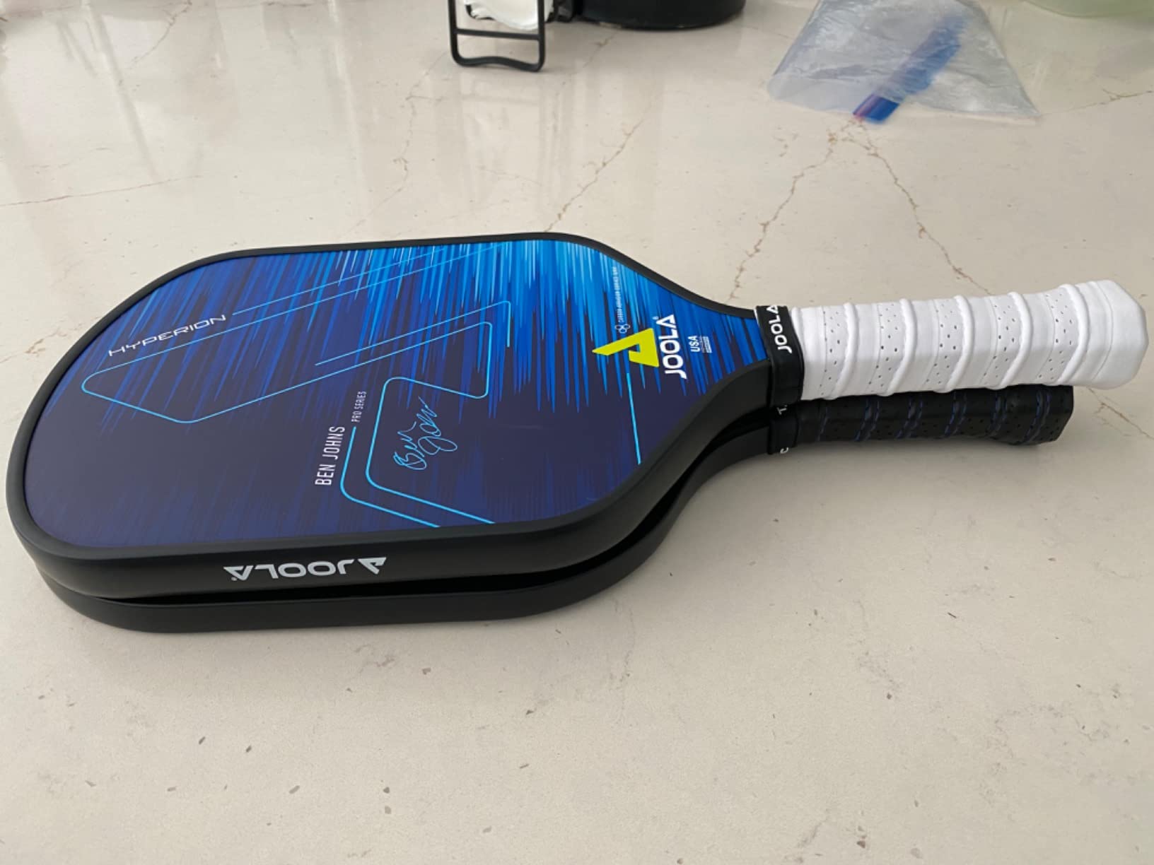 JOOLA Ben Johns CAS 16mm Carbon Fiber Pickleball Paddle - CAS Surface Tech - Control & Power Paddle - USAP Approved - Aero Curve - Feel-Tec Pure Grip - NFC Chip customer photo 2