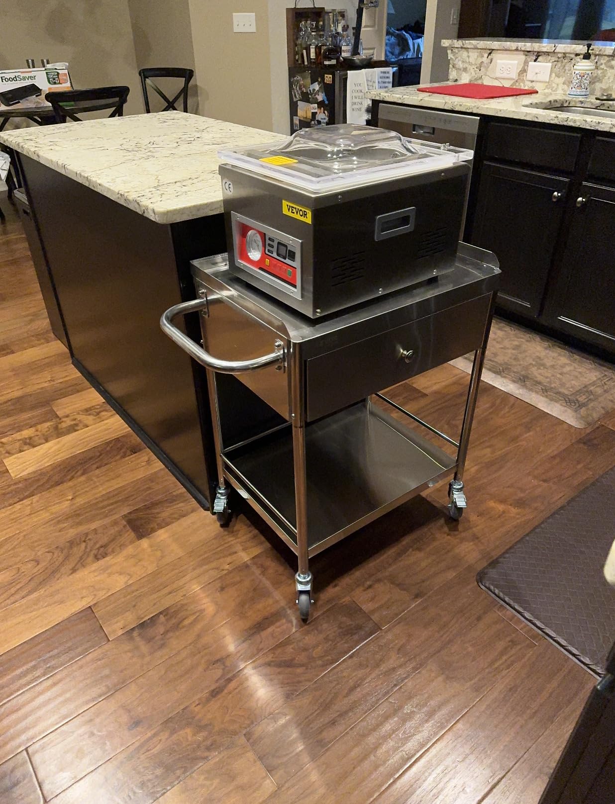 VEVOR Chamber Vacuum Sealer 260W Sealing Power 10.2 Inch Sealing Length customer photo 2