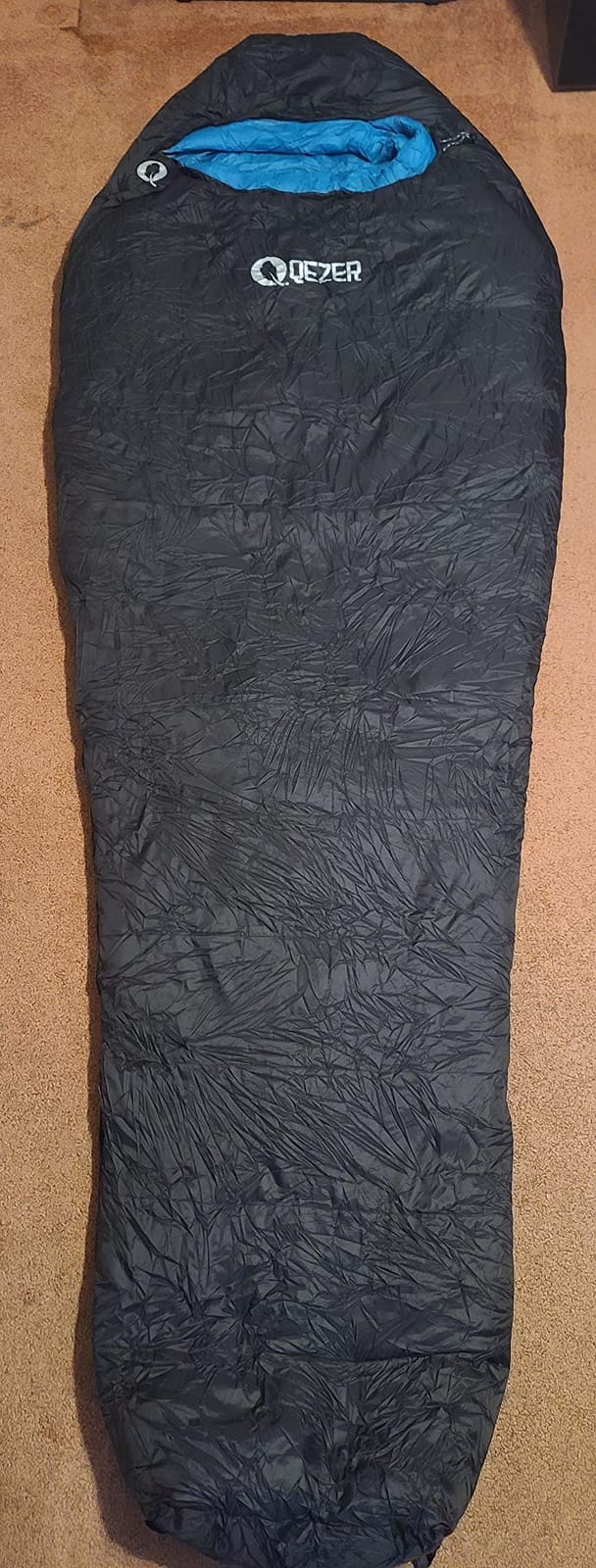Down Mummy Sleeping Bag for Adults, 600 Fill Power Backpacking customer photo 2