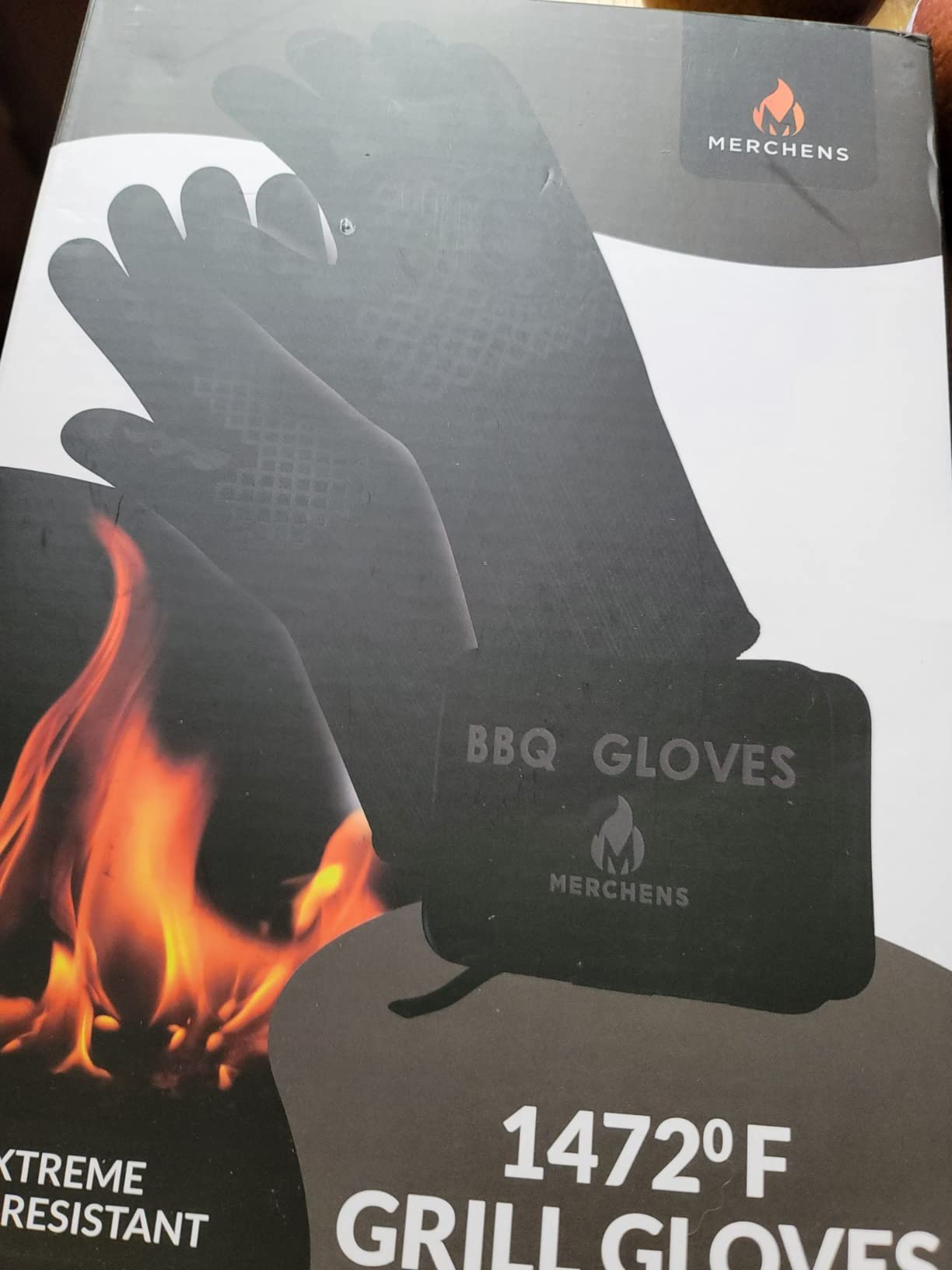 BBQ Grill & Oven Gloves 1472°F Heat Resistant | Storage Case & Gift Box customer photo 1