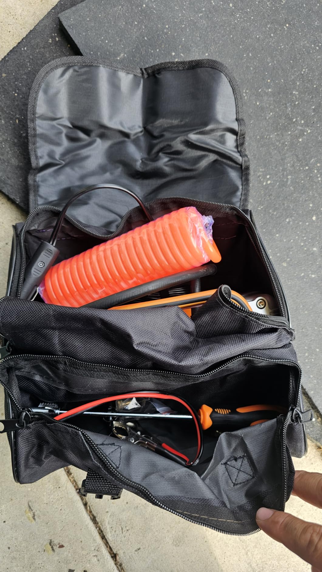 UUP Portable 12V Air Compressor, 150 PSI Tire Inflator with Dual Cylinders customer photo 1