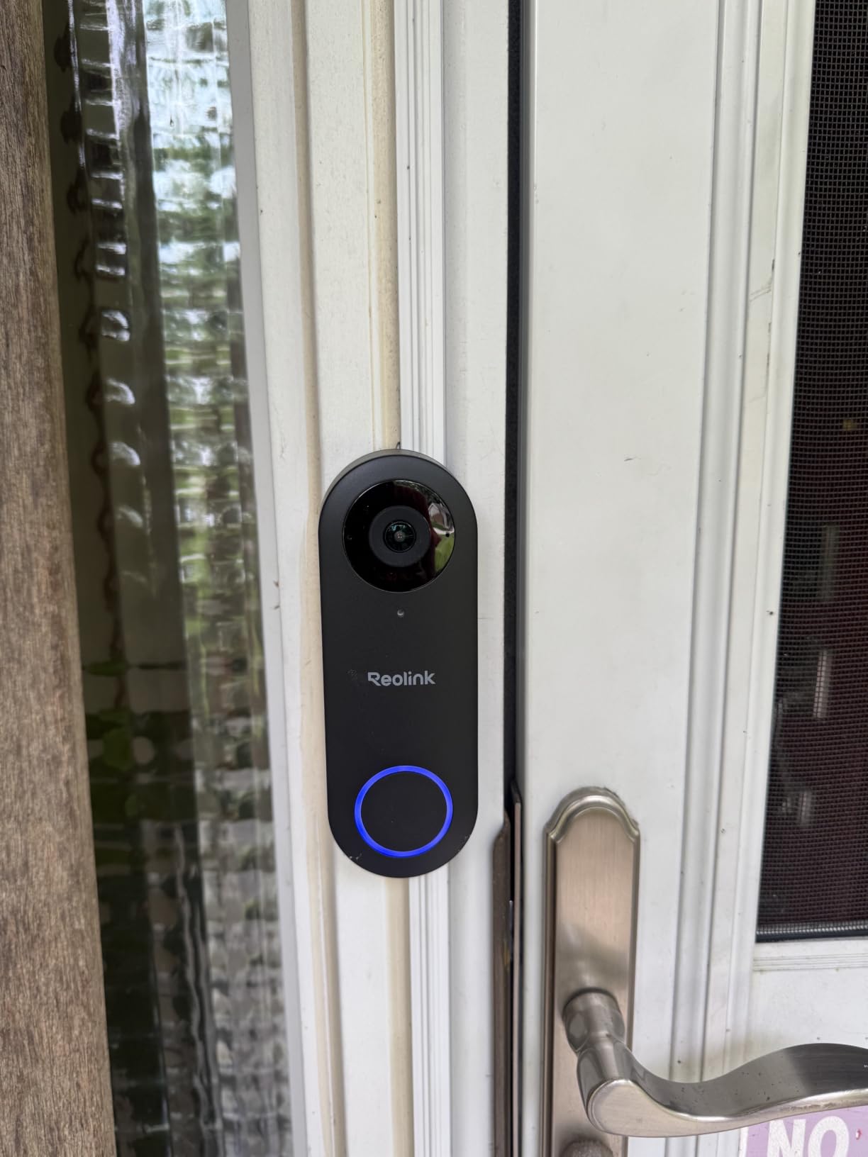 REOLINK Video Doorbell WiFi 2K Wired Camera, 4:3 Wide View Outdoor Camera customer photo 2