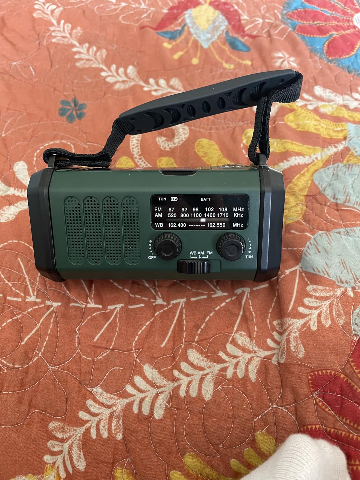 Leaton Hand Crank Emergency Radio, NOAA Weather Radio AM/FM,10000mAh customer photo 1