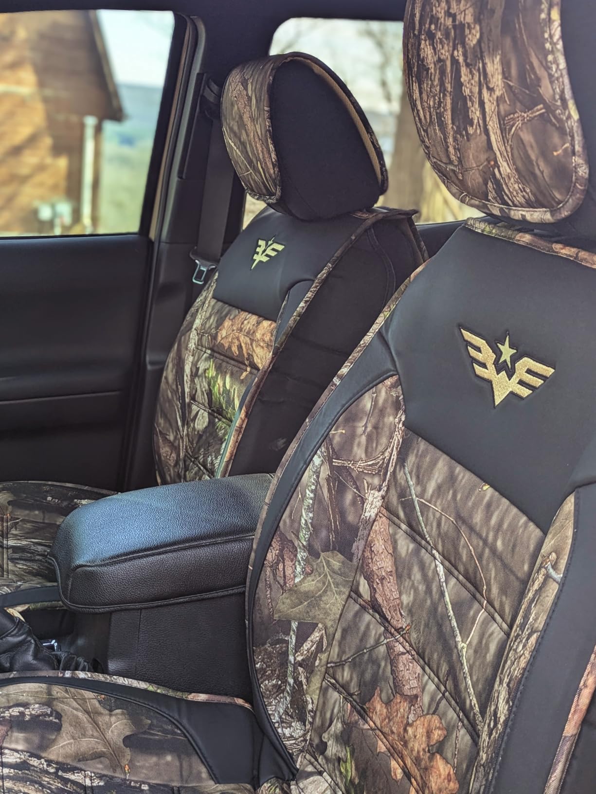 LPI Truck Mossy Oak Camo Heavy Duty Front Seat Covers 2PCS, for Pickup/SUV customer photo 2