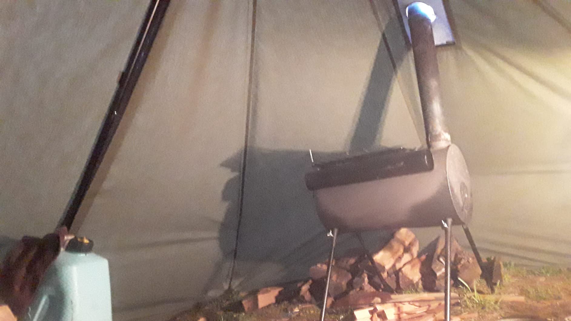 OneTigris Conifer Canvas Hot Tent, No Center Pole Design, Massive Space customer photo 1