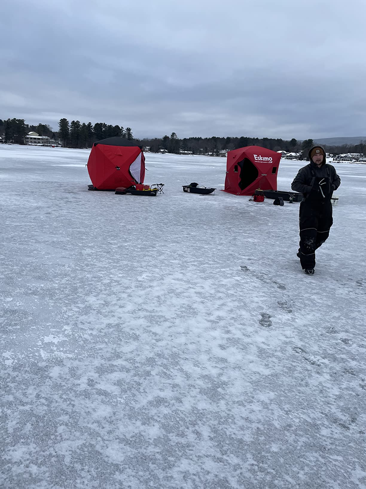 Your Choice Pop Up Ice Fishing Shelter 3-4 Person Insulated Tent customer photo 1